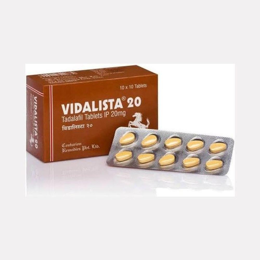 Vidalista 20mg (Cialis) 10 tab