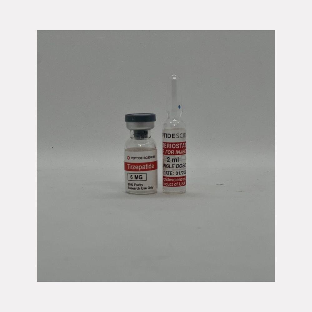Tirsepatide Tirsepatide (6 mg) PeptideSciences