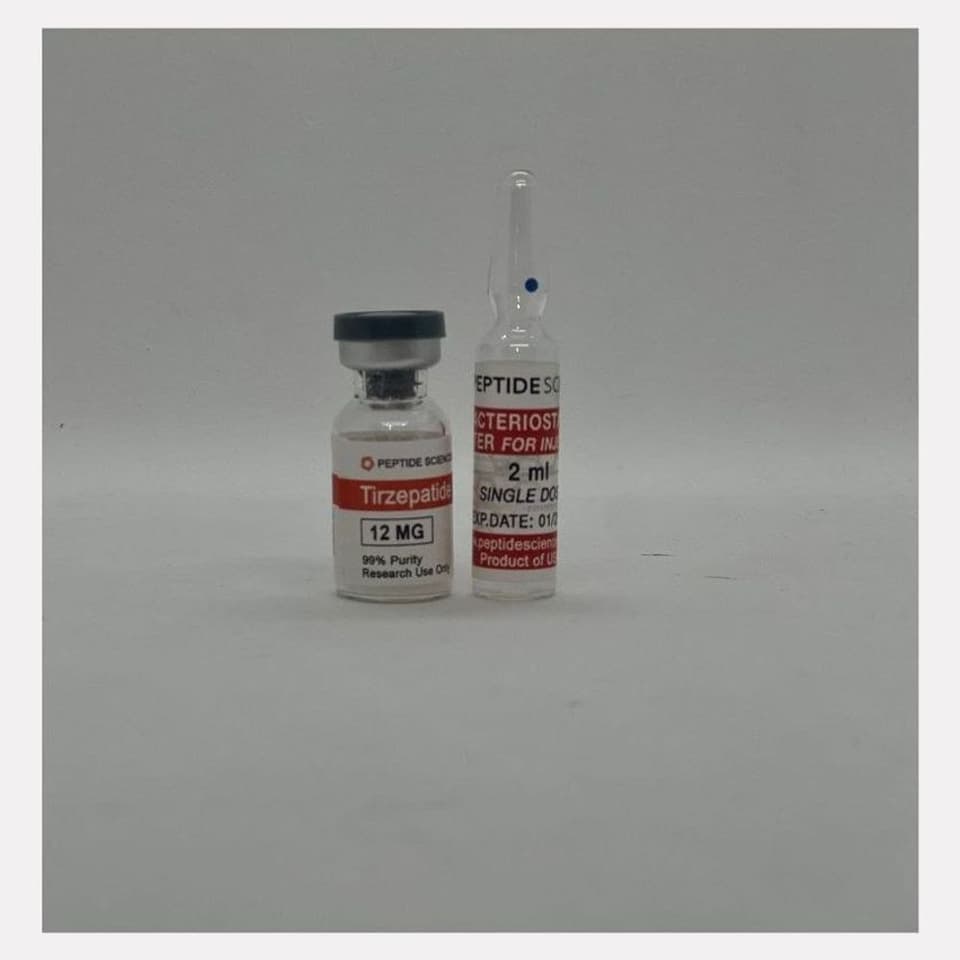 Tirsepatide Tirsepatide (12 mg) PeptideSciences